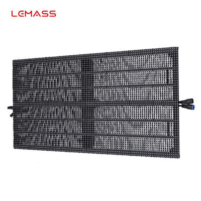 Anti bosse de P6.9 LED d'écran de location transparent de Cabinet avec la structure de fibre de carbone