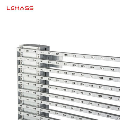 Couleurs faites sur commande d'aspect LED display1000*500mm de LMS-maille transparente commerciale de P8