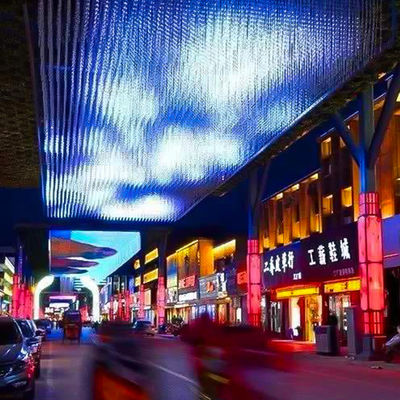Écran créatif d'affichage à LED de P2.6 SMD 2108, affichage à LED transparent modulaire extérieur