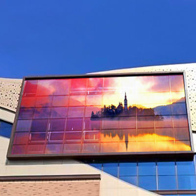 P10.4 écran de publicité transparent commercial, panneau de LED transparent pour l'ODM de plaza